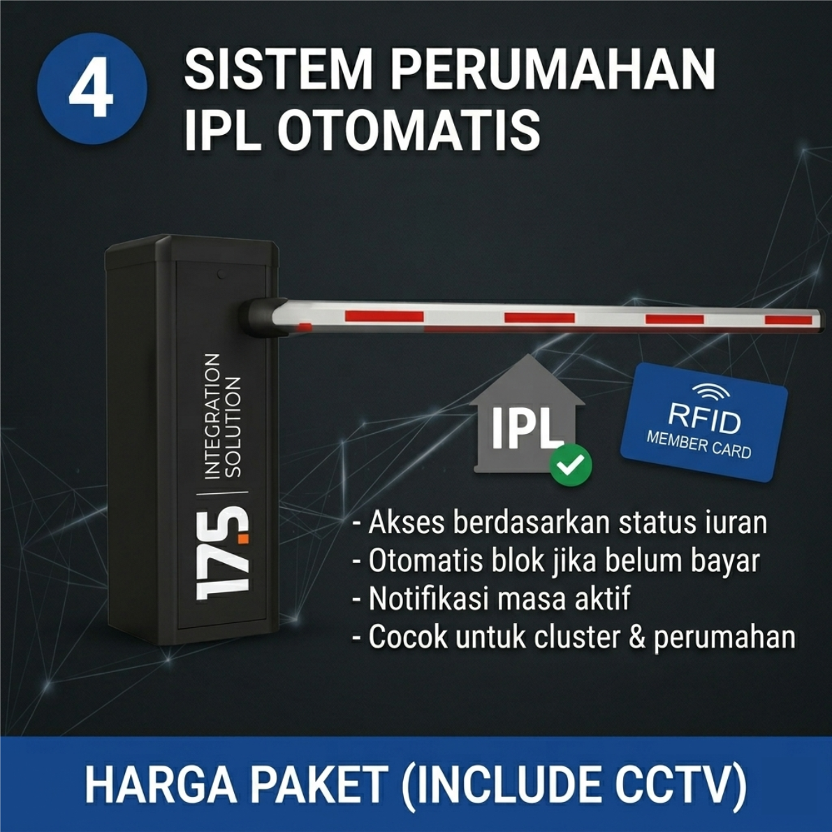 sistem parkir IPL PERUMAHAN
