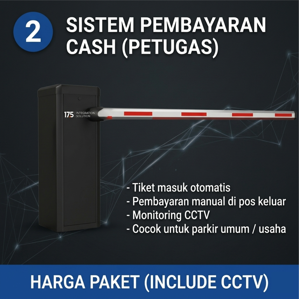sistem parkir pembayaran cash